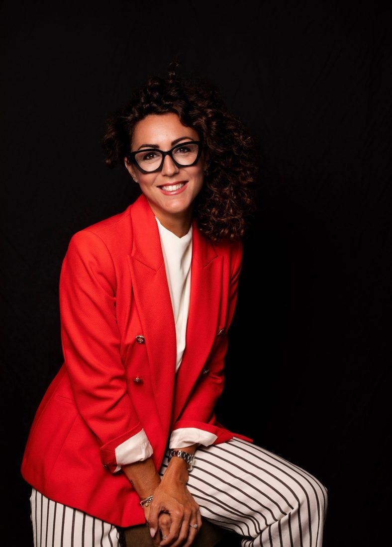 Ritratto in bianco e nero di Daria Benedetto